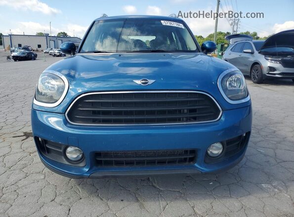 WMZYS7C3XJ3B63169 2018 MINI COOPER Blue წინა ხედი