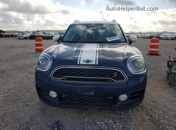 WMZYT3C30J3E93540 2018 MINI COOPER Blue Front view