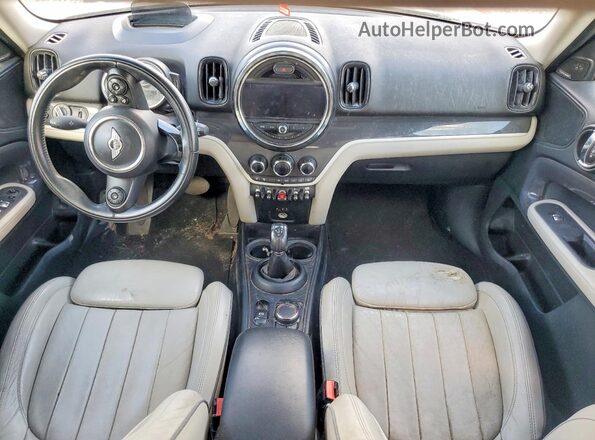WMZYT3C30J3E93540 2018 MINI COOPER Blue Dashboard view