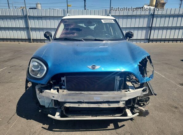 WMZYT3C30J3E94073 2018 MINI COOPER Синий Вид спереди
