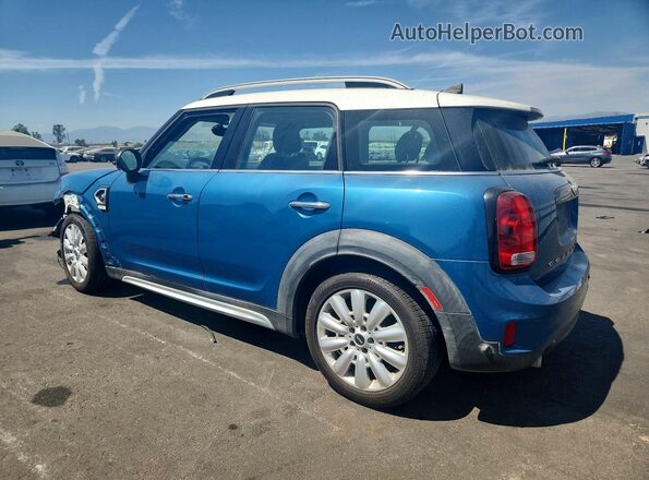 WMZYT3C30J3E94073 2018 MINI COOPER Синий Задняя левая четверть