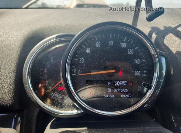 WMZYT3C30J3E94073 2018 MINI COOPER Синий Вид щитка приборов