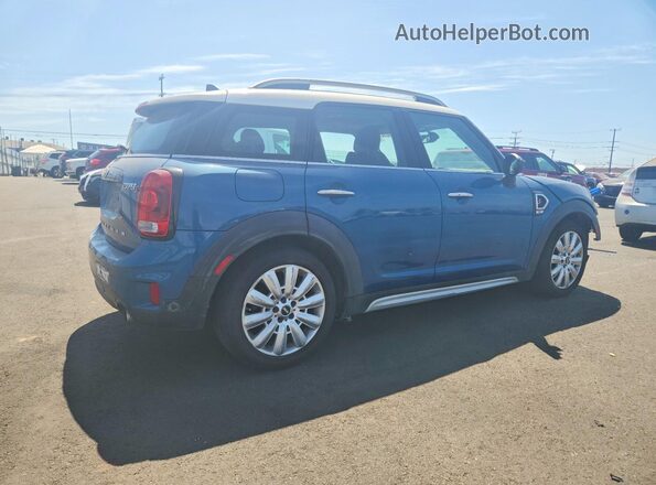 WMZYT3C30J3E94073 2018 MINI COOPER Синий Задняя правая четверть