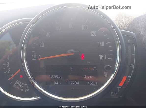 WMZYT3C31J3E00394 2018 MINI COUNTRYMAN Gray Vista de los asientos traseros