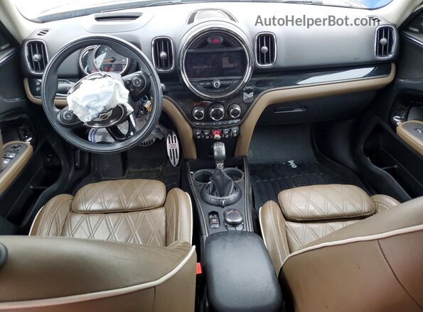 WMZYT3C35H3D98191 2017 MINI COOPER Black წინა პანელის ხედი
