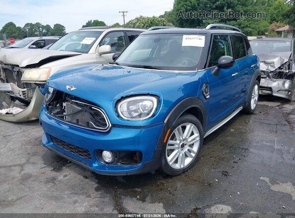 WMZYT3C36J3E93266 2018 MINI COUNTRYMAN Blue Vista tres cuartos delantera izquierda