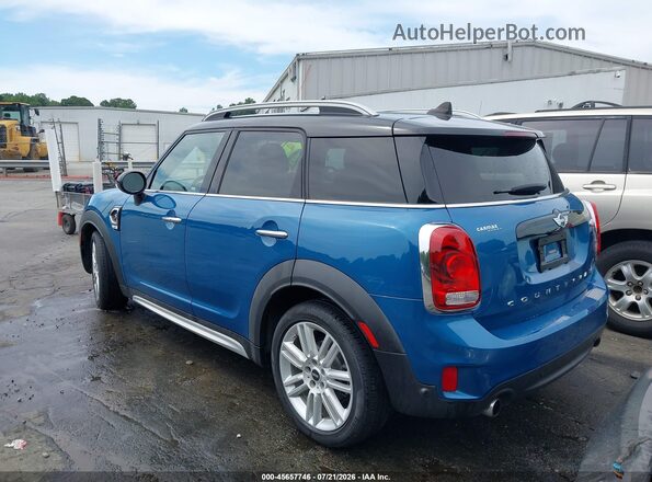 WMZYT3C36J3E93266 2018 MINI COUNTRYMAN Blue Trasero izquierdo