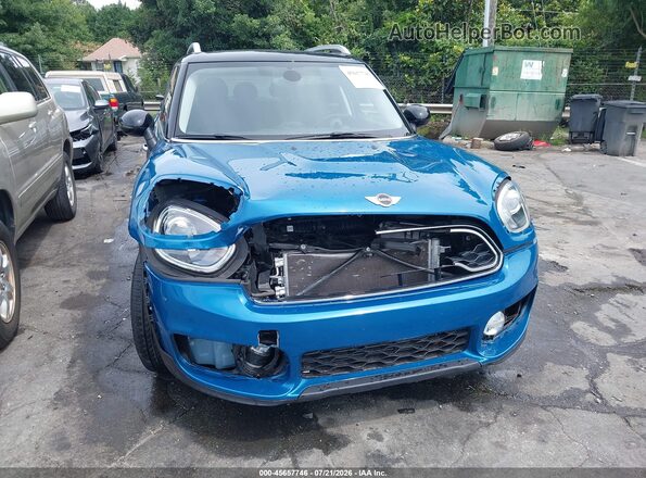 WMZYT3C36J3E93266 2018 MINI COUNTRYMAN Blue Vista frontal