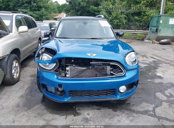 WMZYT3C36J3E93266 2018 MINI COUNTRYMAN Blue Vista del cuadro de instrumentos