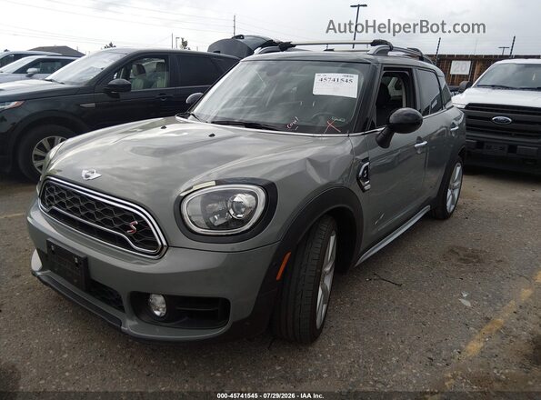 WMZYT5C32H3D81070 2017 MINI COUNTRYMAN Gray Przód lewy