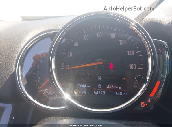 WMZYT5C32J3E69283 2018 MINI COUNTRYMAN Gray Вид задніх сидінь