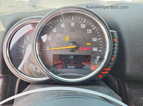 WMZYT5C37H3B67109 2017 MINI COOPER Black Vista del cuadro de instrumentos