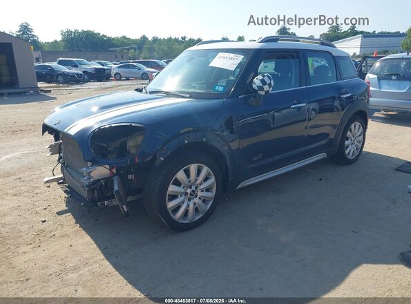 WMZYT5C52K3E64734 2019 MINI COUNTRYMAN Blue წინა მარცხენა ხედი სამი მეოთხედიდან