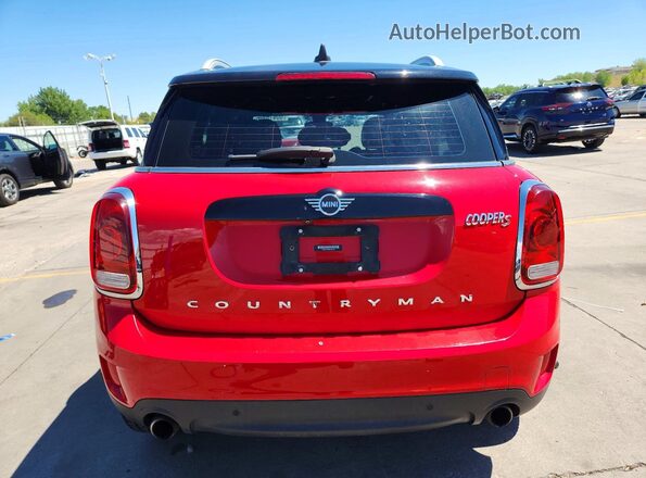 WMZYT5C58K3J87763 2019 MINI COOPER Красный Вид сзади