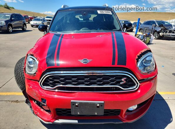 WMZYT5C58K3J87763 2019 MINI COOPER Красный Вид спереди