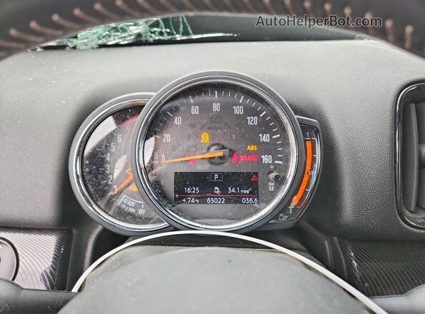WMZYT5C59K3J88548 2019 MINI COOPER Green Вид щитка приладів