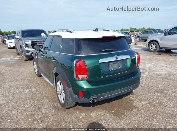WMZYV5C31H3E02159 2017 MINI COUNTRYMAN Green Задня ліва чверть