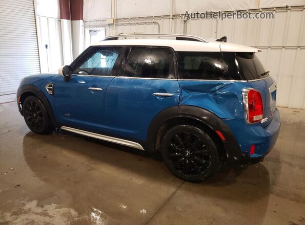 WMZYV5C35H3E02603 2017 MINI COOPER Синий Задняя левая четверть