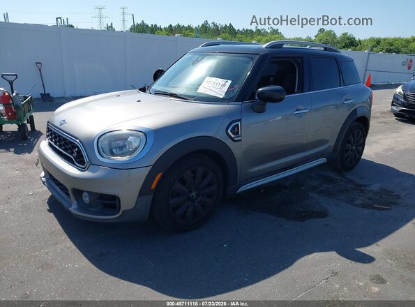 WMZYW7C08L3L87258 2020 MINI COUNTRYMAN Серебряный Передняя левая четверть