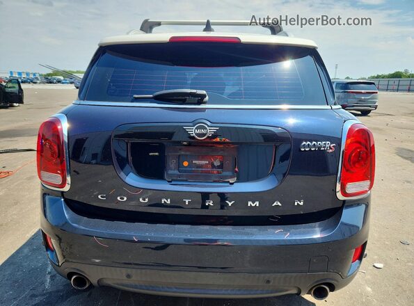 WMZYX1C05L3L97272 2020 MINI COOPER Blue Rear view