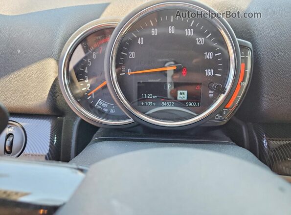 WMZYX1C05L3L97272 2020 MINI COOPER Blue Instrument cluster view