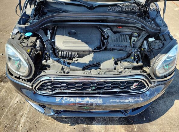 WMZYX1C05L3L97272 2020 MINI COOPER Blue Engine compartment view