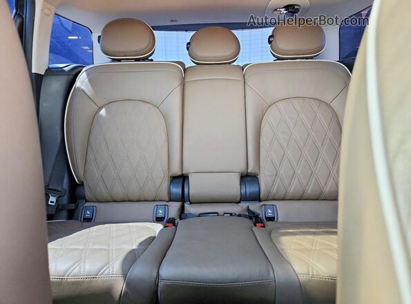 WMZYX1C05L3L97272 2020 MINI COOPER Blue Rear seats view