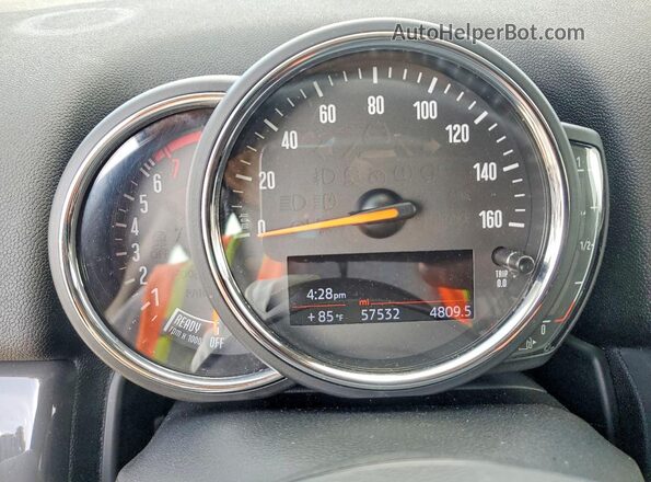 WMZYX1C0XL3L31509 2020 MINI COOPER White Вид щитка приладів