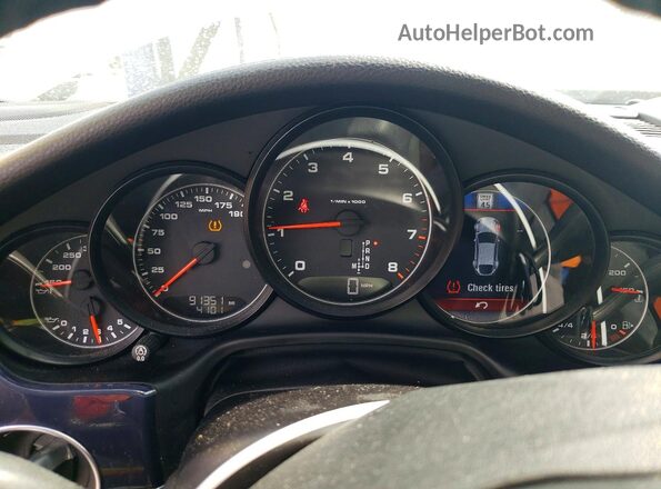 WP0AA2A70GL004471 2016 PORSCHE PANAMERA White Instrument cluster view