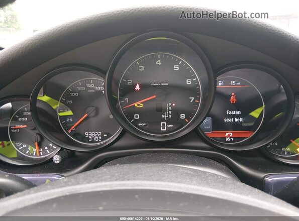 WP0AA2A72GL001734 2016 PORSCHE PANAMERA Silver Widok tylnych siedzeń