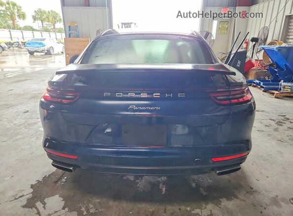 WP0AA2A72JL100755 2018 PORSCHE PANAMERA Синий Вид сзади