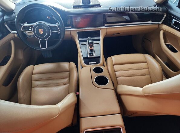 WP0AA2A72JL100755 2018 PORSCHE PANAMERA Синий Вид панели приборов