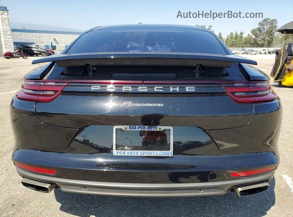 WP0AA2A72JL103526 2018 PORSCHE PANAMERA Black Հետևի տեսք