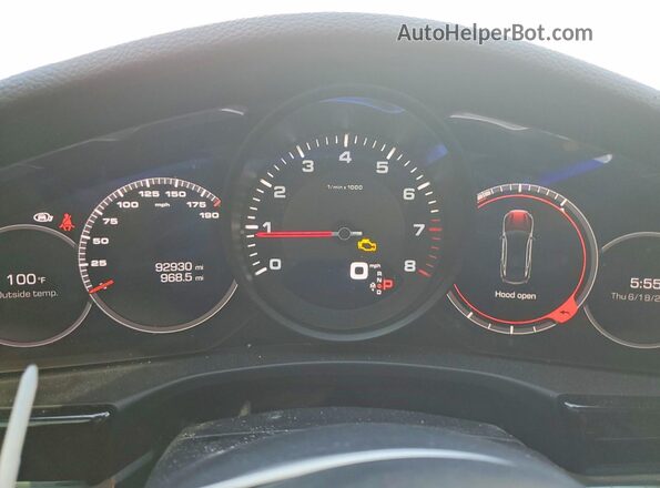 WP0AA2A72KL100515 2019 PORSCHE PANAMERA Белый Вид щитка приборов