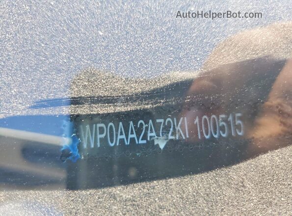 WP0AA2A72KL100515 2019 PORSCHE PANAMERA Белый Вид подкапотного пространства