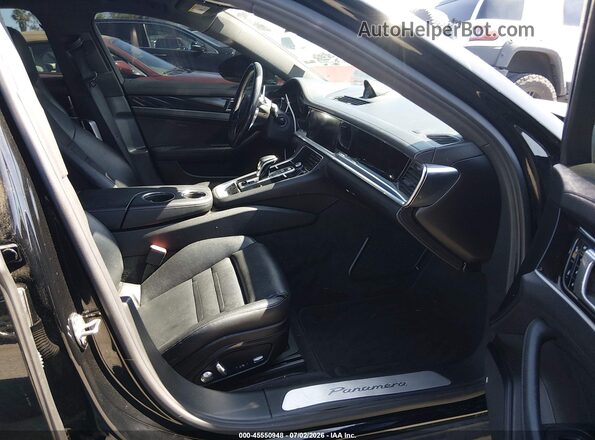 WP0AA2A74JL104032 2018 PORSCHE PANAMERA Black Front interior view
