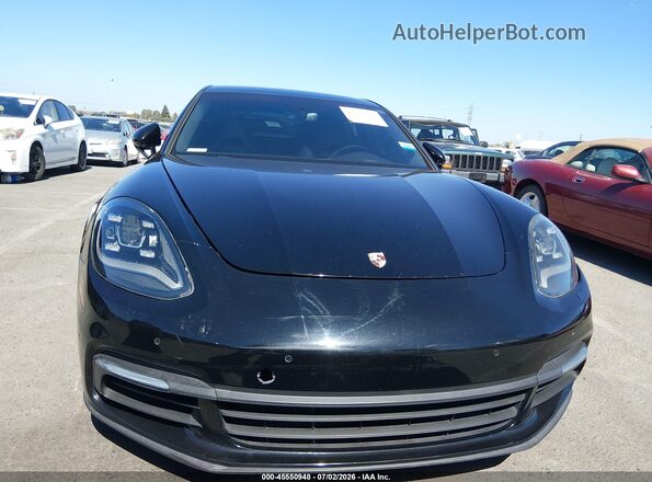 WP0AA2A74JL104032 2018 PORSCHE PANAMERA Black Front view