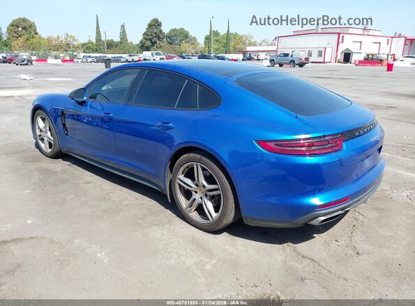 WP0AA2A74KL101276 2019 PORSCHE PANAMERA Синий Задняя левая четверть