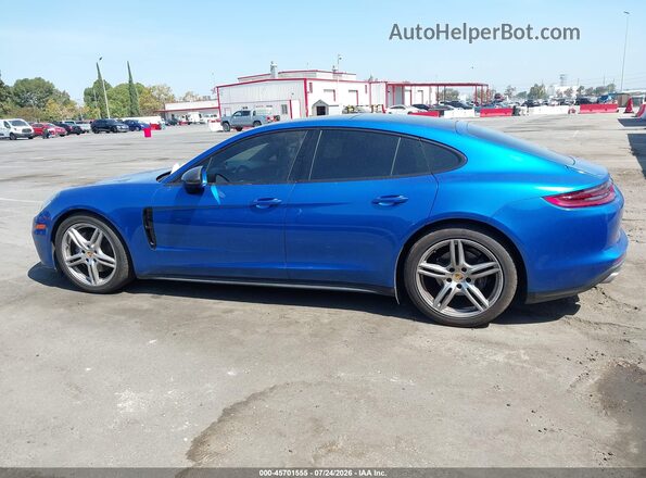 WP0AA2A74KL101276 2019 PORSCHE PANAMERA Синий Панорамный вид салона 360°