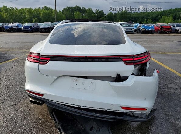 WP0AA2A76LL103239 2020 PORSCHE PANAMERA White Vista trasera