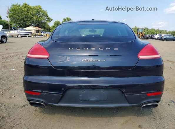WP0AA2A79GL003920 2016 PORSCHE PANAMERA Black Հետևի տեսք