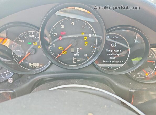 WP0AA2A79GL004582 2016 PORSCHE PANAMERA Серый Вид щитка приборов