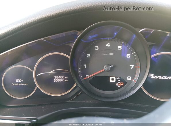 WP0AA2A7XJL109204 2018 PORSCHE PANAMERA Gray Vista de los asientos traseros
