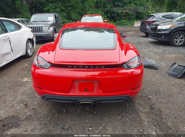 WP0AA2A82JK260746 2018 PORSCHE CAYMAN Красный 