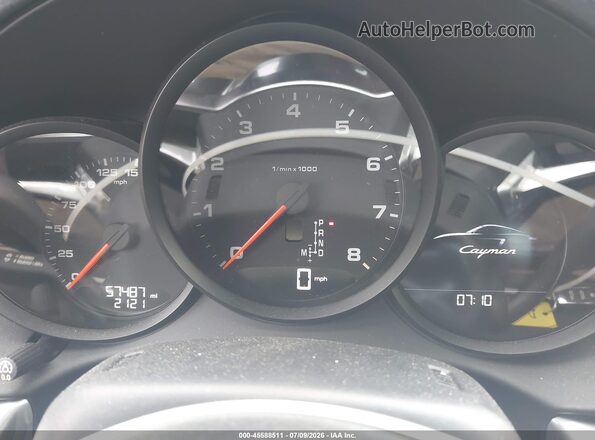 WP0AA2A82JK260746 2018 PORSCHE CAYMAN Красный Вид задних сидений
