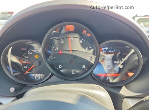 WP0AA2A84RK255592 2024 PORSCHE CAYMAN Gray Widok zestawu wskaźników
