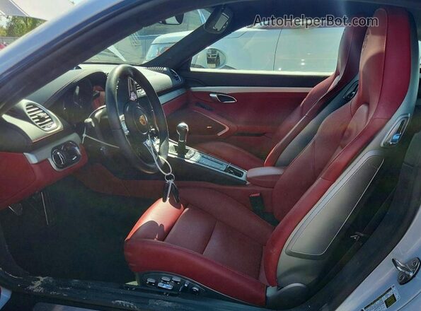 WP0AA2A84RK255592 2024 PORSCHE CAYMAN Gray Widok wnętrza z przodu