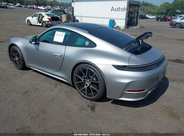 WP0AA2A90TS206843 2026 PORSCHE 911 Серебряный Задняя левая четверть