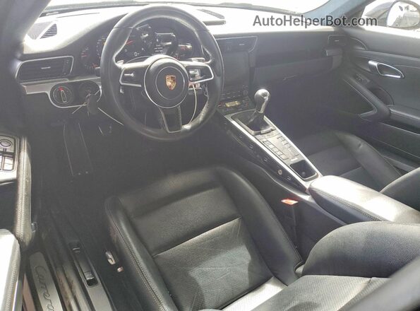 WP0AA2A91HS108315 2017 PORSCHE 911 Black Widok deski rozdzielczej