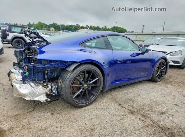 WP0AA2A92RS208974 2024 PORSCHE 911 Blue Հետևի աջ